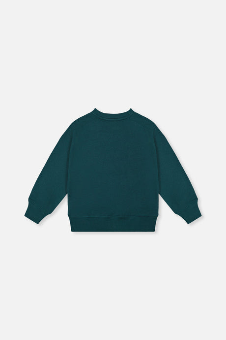 Fleece Sweatshirt Green Forest-2