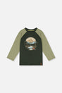 Raglan T-Shirt Dark Turquoise-0