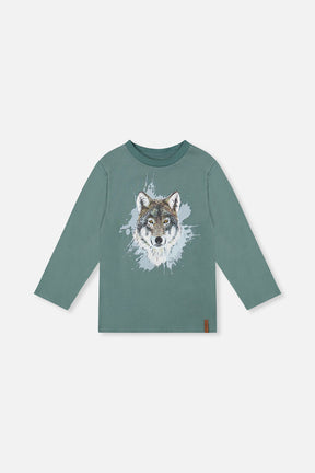 Long Sleeve T-Shirt Turquoise-0