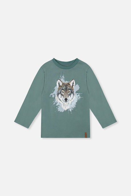 Long Sleeve T-Shirt Turquoise-0