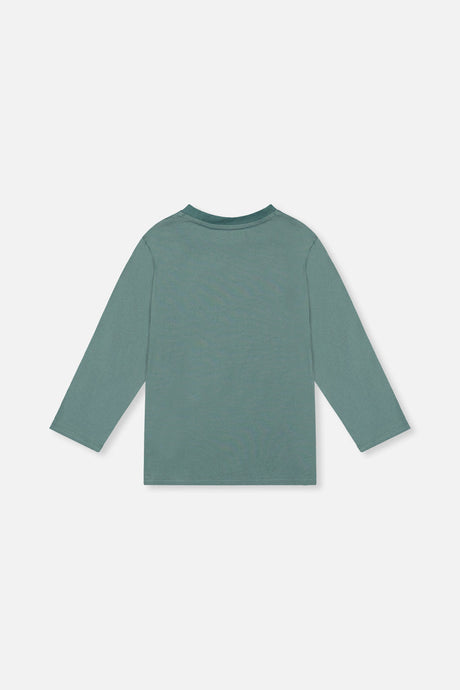 Deux par Deux Long Sleeve T-Shirt Turquoise product image P2