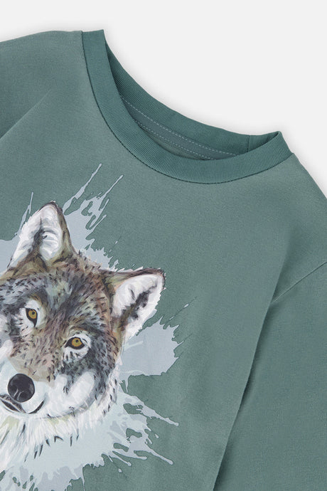 Deux par Deux Long Sleeve T-Shirt Turquoise