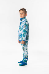 Mid-Season Plush Pop-Over Polar Jacket Blue Mountain Print-2