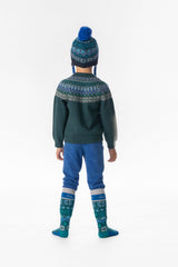 Thermal Underwear Leggings Blue-3