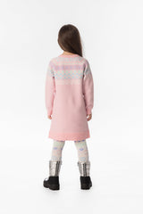 Deux par Deux Knit Dress Light Pink