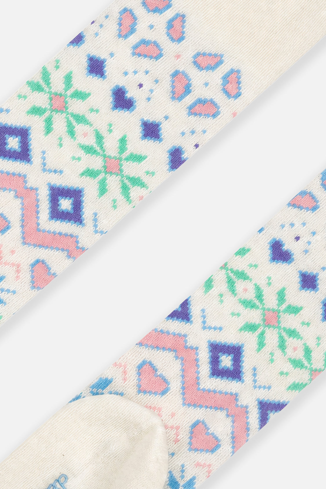 Tights Beige And Multicolored-2