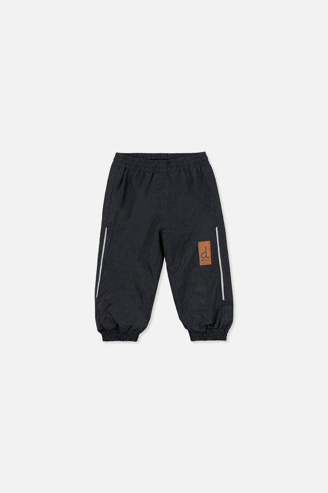 Lined Baby Splash Pants Black Taffeta-0