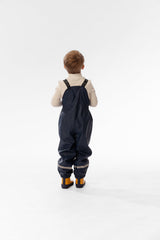 Deux par Deux Rain Overalls Dark Blue