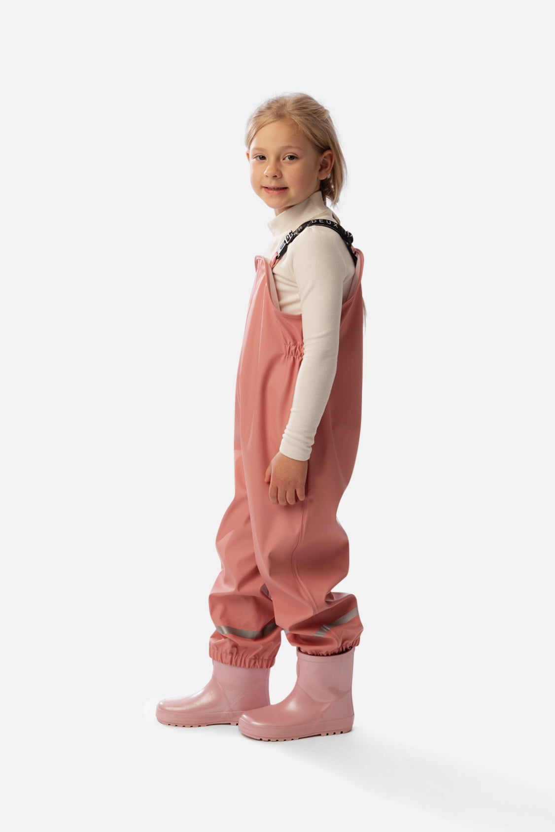 Rain Overalls Pink-1