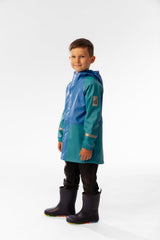 Rain Jacket Dark Turquoise-3