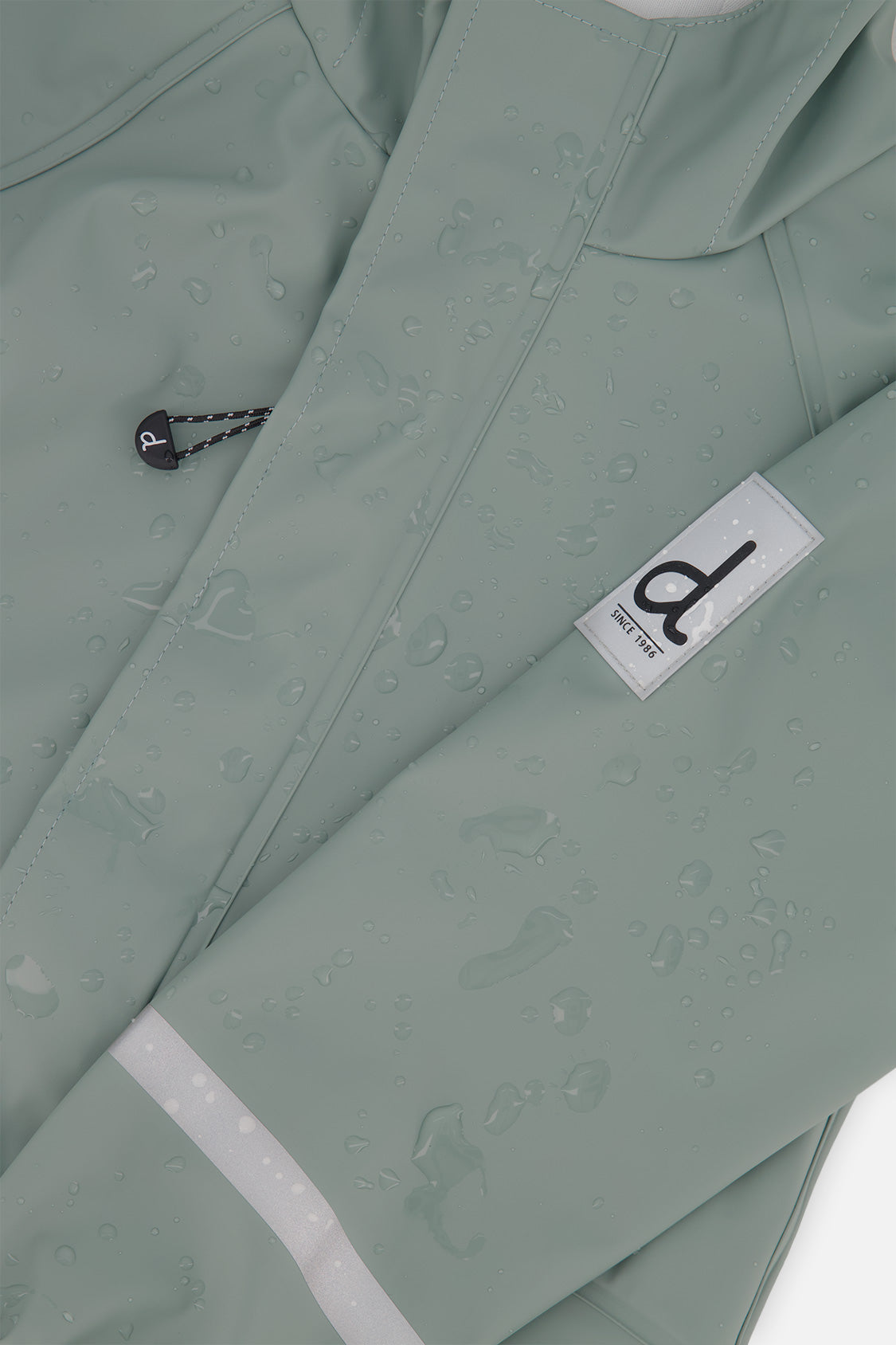 Deux par Deux Rain Jacket Sage Green