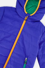 Deux par Deux Quilted Mid-Season Jacket Royal Blue