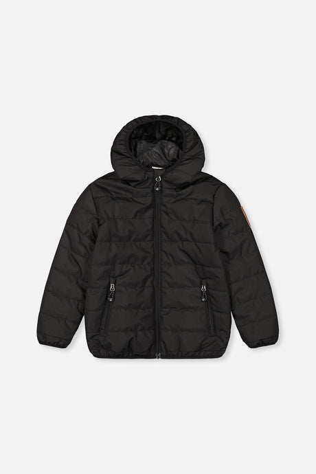 Insulating Quilted Mid-Season Jacket Black-0
