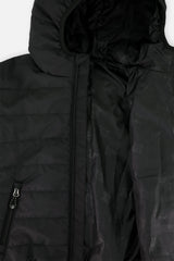 Deux par Deux Insulating Quilted Mid-Season Jacket Black