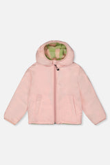 Baby Reversible Mid-Season Jacket Pale Dusty Pink-2