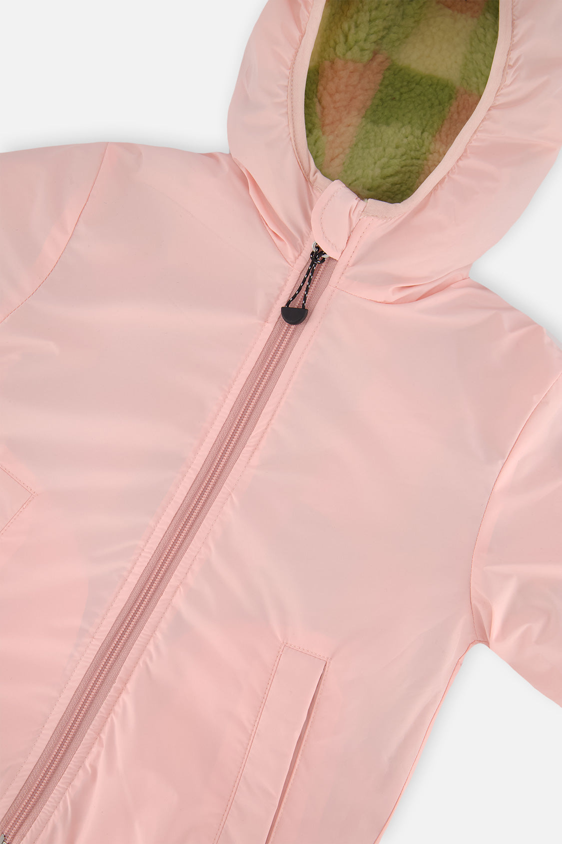 Deux par Deux Baby Reversible Mid-Season Jacket Pale Dusty Pink