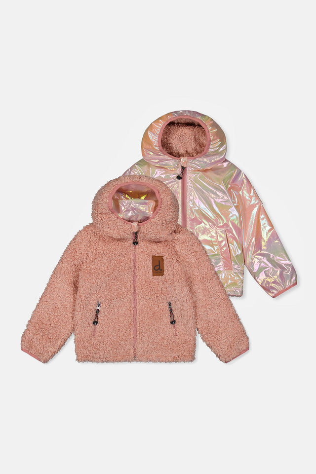 Baby Reversible Mid-Season Jacket Pink-0
