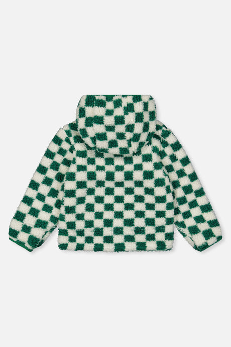 Deux par Deux Reversible Mid-Season Jacket Forest Green