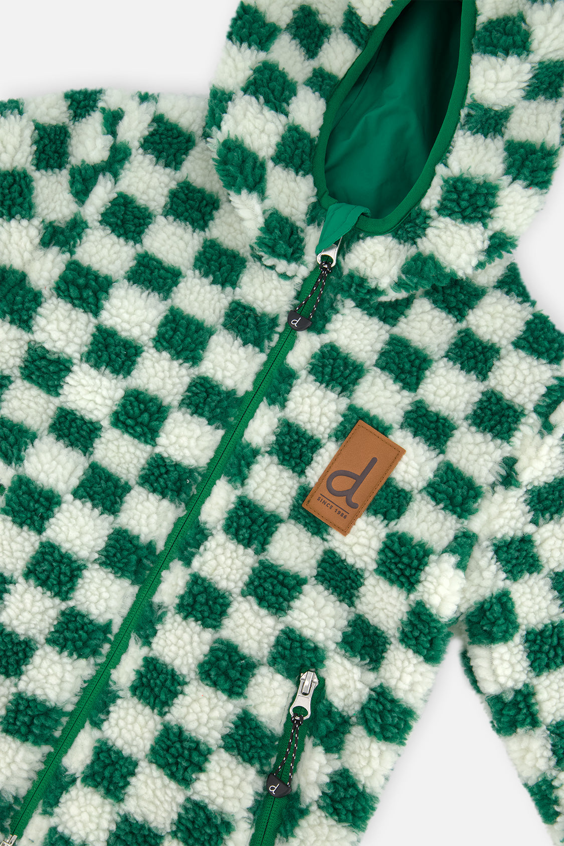 Deux par Deux Reversible Mid-Season Jacket Forest Green