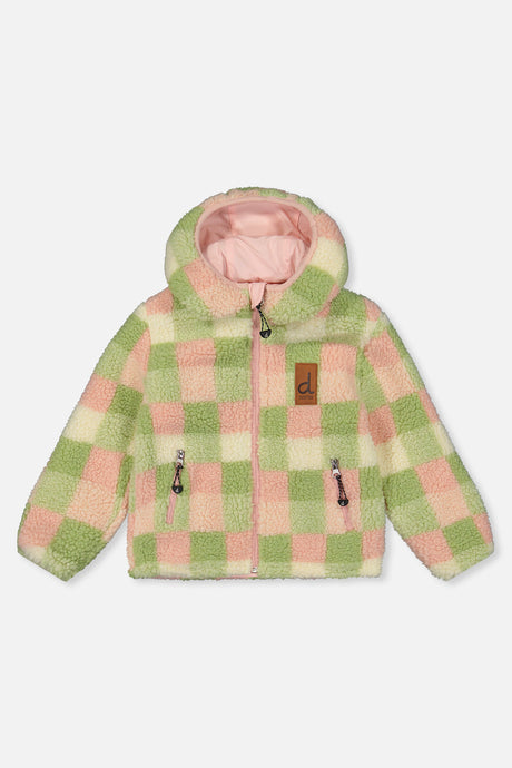 Reversible Mid-Season Jacket Pale Dusty Pink-4