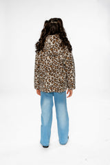 Reversible Mid-Season Jacket Pink And Leopard-3