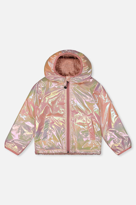 Deux par Deux Reversible Mid-Season Jacket Pink