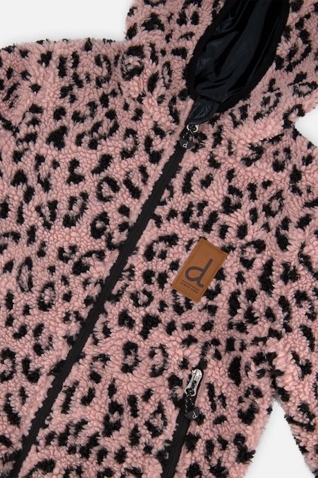 Deux par Deux Reversible Mid-Season Jacket Pink And Black