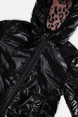 Deux par Deux Reversible Mid-Season Jacket Pink And Black