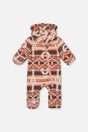 Baby Mid-Season Plush One-Piece Outerwear Aztec Pink-0