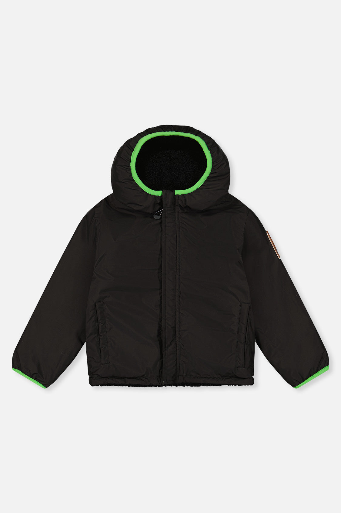Deux par Deux Reversible Mid-Season Jacket Black