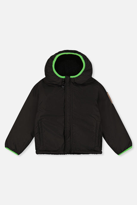 Deux par Deux Reversible Mid-Season Jacket Black