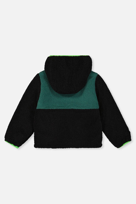 Deux par Deux Reversible Mid-Season Jacket Black