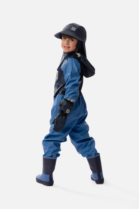 Rain One Piece Blue-3