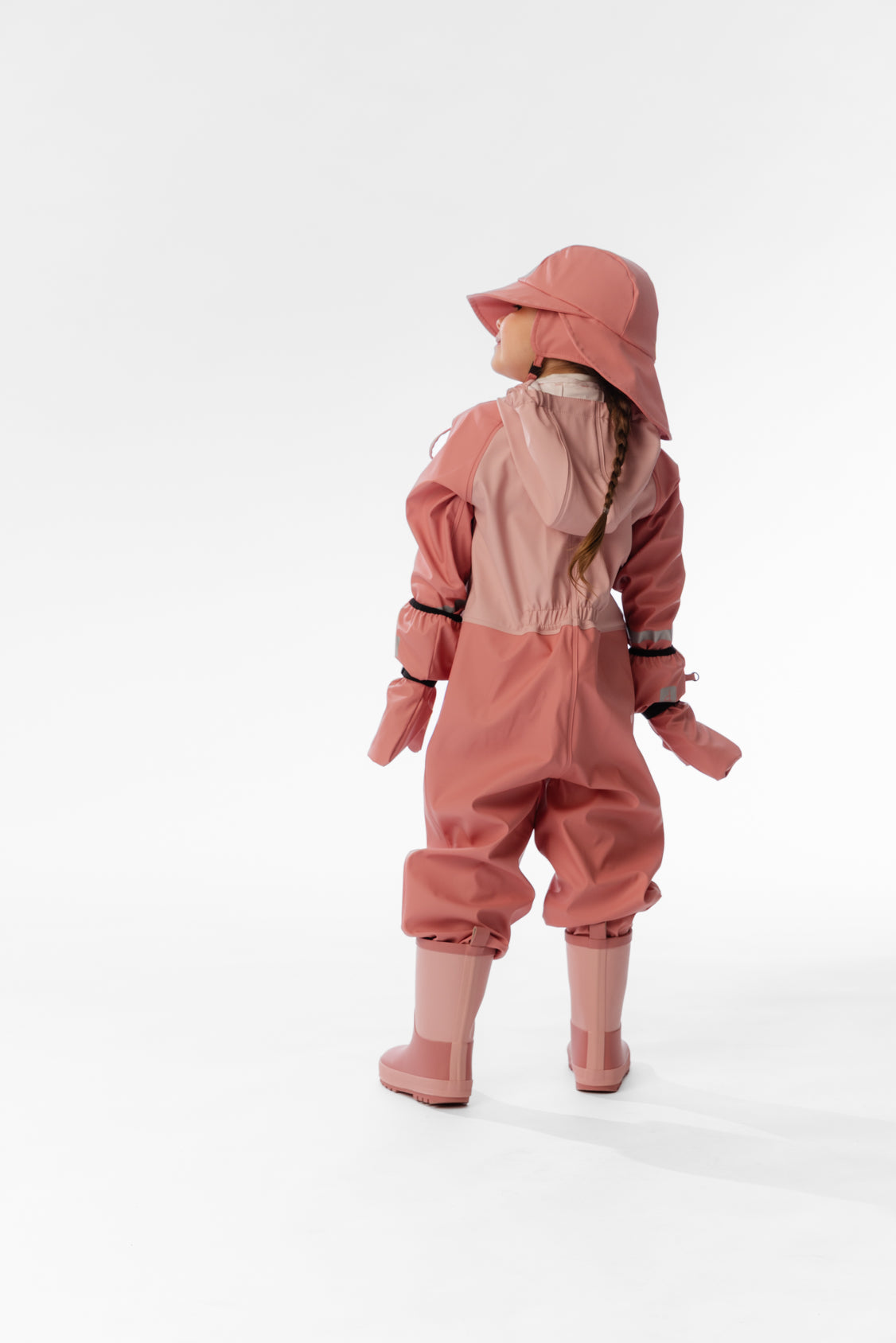 Deux par Deux Rain One Piece Pink