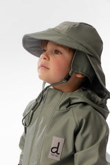 Baby Rain Hat Sage Green-2