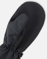 Baby Mid-Season Mittens Black-2