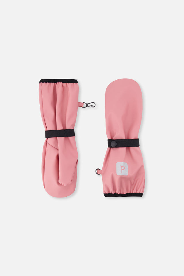 Baby Rain Mittens Pink-0