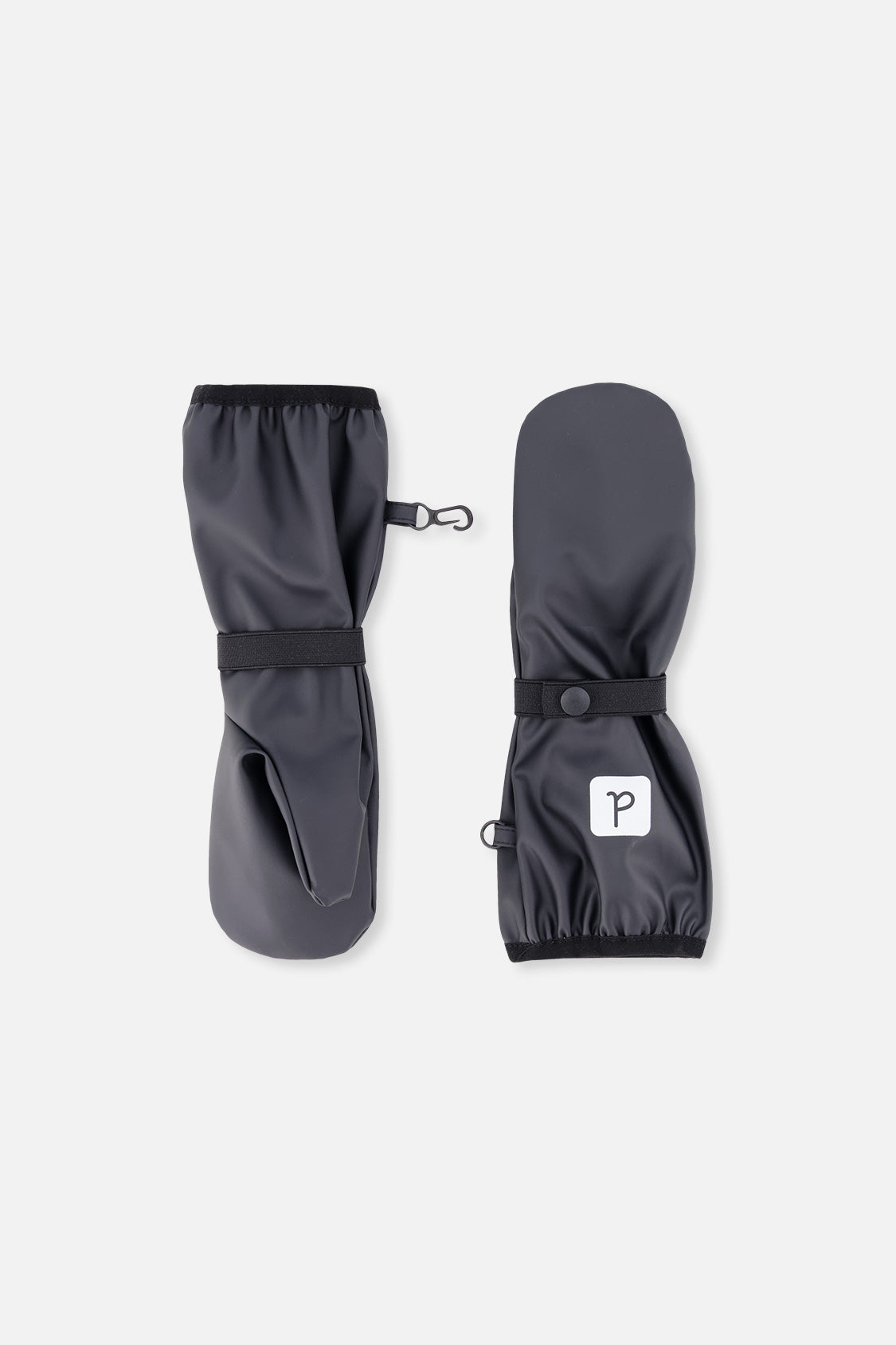 Baby Rain Mittens Black-0