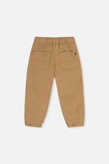 Deux par Deux Stretch Canvas Jogger Pants Beige product image P2