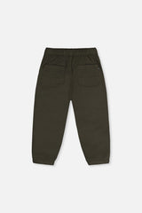 Deux par Deux Stretch Canvas Jogger Pants Very Dark Green product image P2