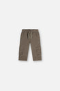 Baby Twill Pants With Cargo Pockets Grey-0
