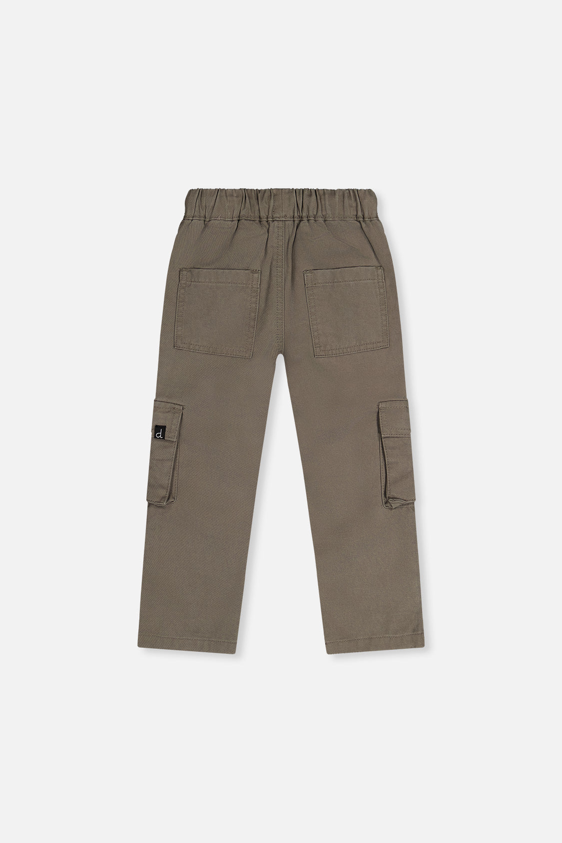 Deux par Deux Twill Pants With Cargo Pockets Grey product image P2