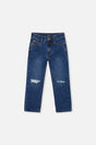 Stretch Jeans Navy Blue Denim-0