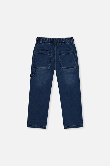 Deux par Deux French Terry Denim Pants Navy Blue product image P2