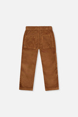 Deux par Deux Stretch Corduroy Pants With Cargo Pocket Brown Sugar product image P2