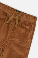 Deux par Deux Stretch Corduroy Pants With Cargo Pocket Brown Sugar