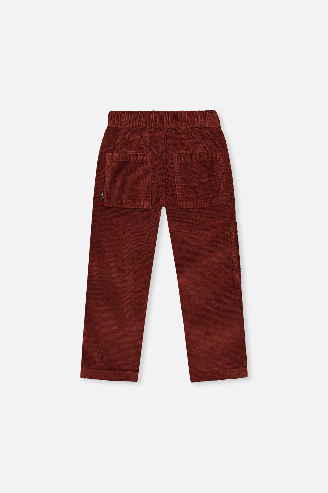 Deux par Deux Stretch Corduroy Pants With Cargo Pocket Reddish-Brown product image P2