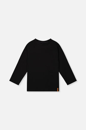 Organic Cotton Long Sleeve T-Shirt Black-0