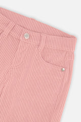 Deux par Deux Stretch Corduroy Wide Leg Pants Pink