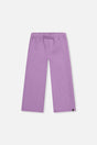 Wide Leg Jacquard Pants Purple-0